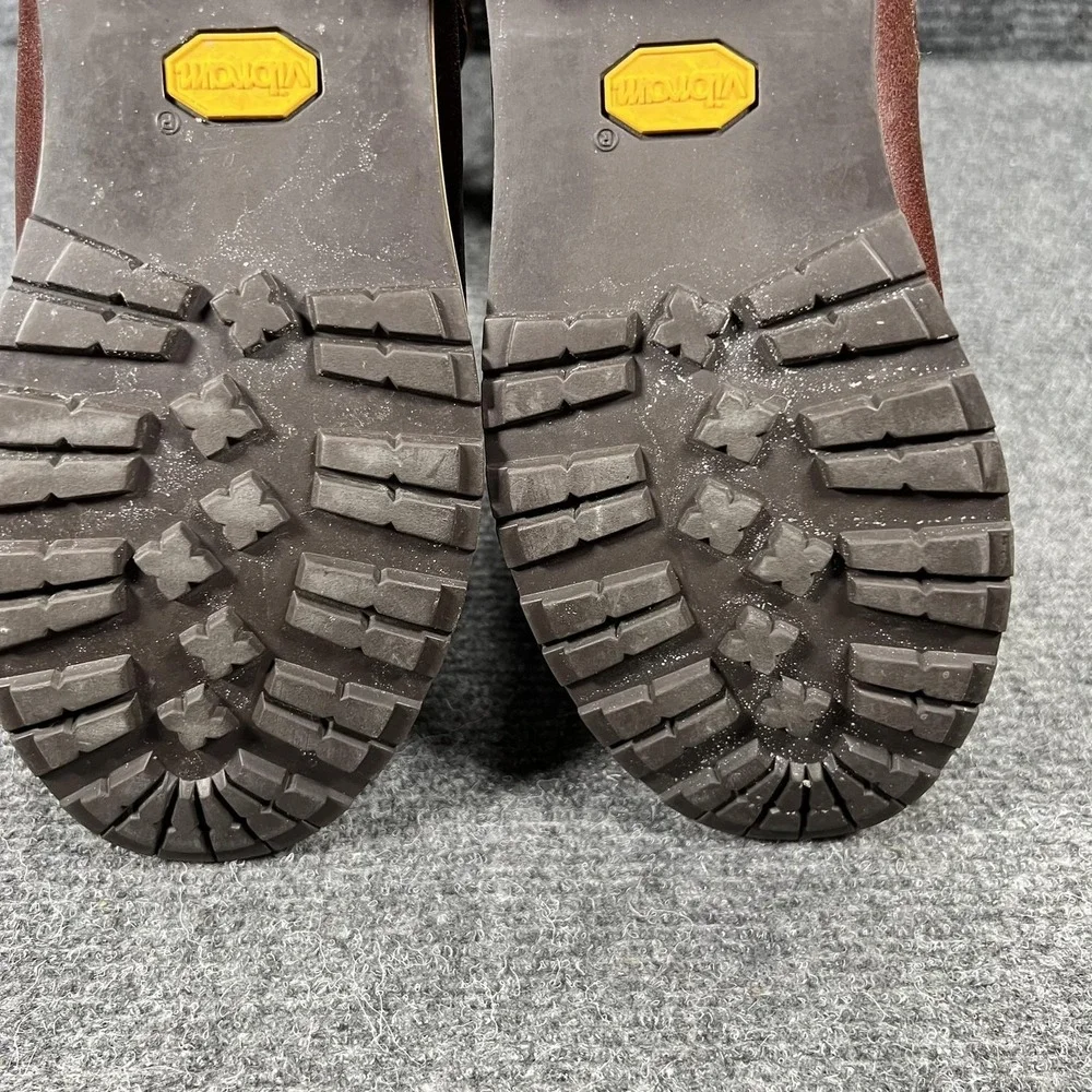 Patagonia Boots Womens Size 6.5 37.5 Brown Leather Buckle‎ Mid Calf Thatcher